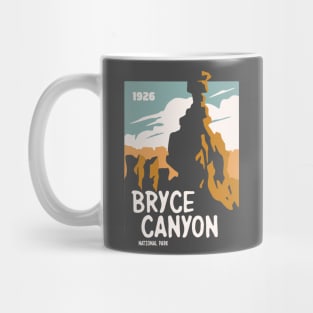 Utah Bryce Canyon National Park  Retro Vintage Design Mug